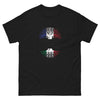 T-shirt Italien noir - Français de Racines Italiennes