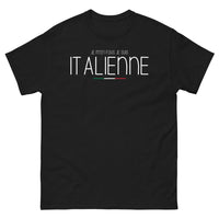 Thumbnail for T-shirt Italie noir - Je m'en fous, je suis Italienne