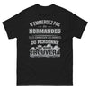 T-shirt Normande noir - N'emmerdez pas les Normandes
