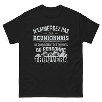 Thumbnail for T-shirt Réunion noir - N'emmerdez Pas Les Réunionnais
