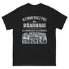 T-shirt Béarnais noir - Humour et fierté régionale