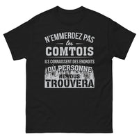 Thumbnail for T-shirt Comtois noir - N'emmerdez Pas Les Comtois
