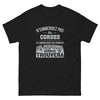 T-shirt Corse noir - N'emmerdez pas les Corses, humour insulaire