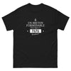 T-shirt Bretagne noir - Un Breton formidable donne toujours un papa exceptionnel