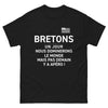T-shirt Bretagne noir - Un jour nous dominerons le monde