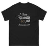 T-shirt humour 60 ans noir - Je ne vieillis pas, je prends de la valeur