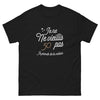 T-shirt anniversaire noir - Je ne vieillis pas, je prends de la valeur