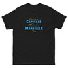 T-shirt Marseille noir - C'est pas la capitale, c'est Marseille bébé !