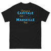 T-shirt Marseille noir - C'est pas la capitale, c'est Marseille bébé