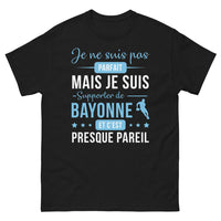 Thumbnail for T-shirt Bayonne noir - Je ne suis pas parfait, mais supporter