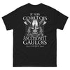 T-shirt Comtois noir - Je suis Comtois ascendant Gaulois