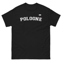 Thumbnail for T-shirt Pologne noir - Fier et Sombre avec humour
