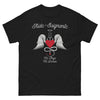 T-shirt Aide-Soignante noir - Mi-Ange Mi-Démon