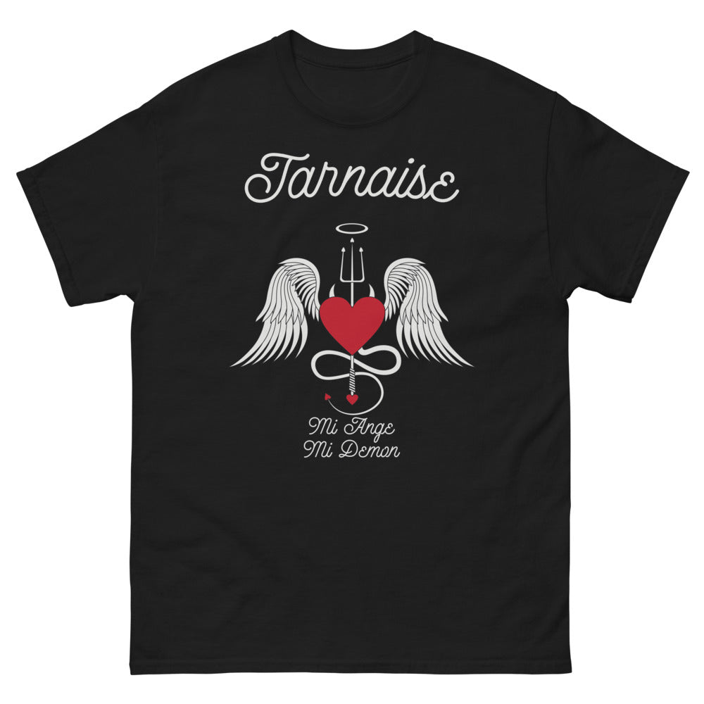 T-shirt Tarn noir - Mi-Ange Mi-Démon amusant