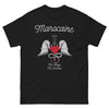 T-shirt Marocain noir - Mi-Ange Mi-Démon design humoristique