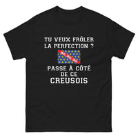 Thumbnail for T-shirt Creusois noir - Frôler la perfection avec humour