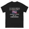 T-shirt Creusois noir - Frôler la perfection avec humour