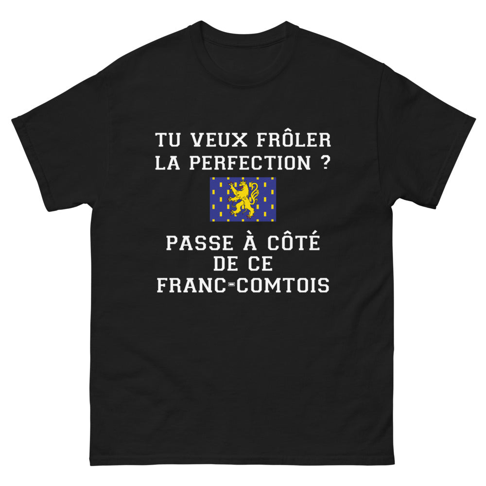 T-shirt Franc-Comtois noir - Flair et Perfection