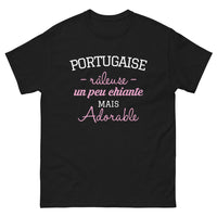 Thumbnail for T-shirt Portugal noir - Râleuse mais adorable