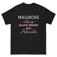 Thumbnail for T-shirt Malgache noir - Râleuse, un peu chiante mais adorable