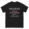 T-shirt Malgache noir - Râleuse, un peu chiante mais adorable