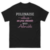 T-shirt Pologne noir - Un peu chiante mais adorable