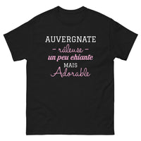Thumbnail for T-shirt Auvergne noir - Râleuse, un peu chiante, mais adorable