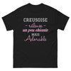T-shirt Creusoise noir - Un peu chiante mais adorable