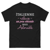 T-shirt Italie noir - Râleuse mais adorable