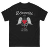 T-shirt Béarnaise noir - Mi-Ange Mi-Démon humoristique