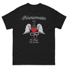 T-shirt Réunion noir - Mi-Ange Mi-Démon humoristique