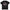 T-shirt Tahitienne noir - Mi-Ange Mi-Démon espiègle face