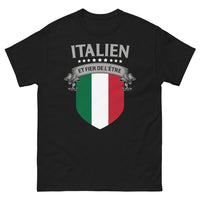 Thumbnail for T-shirt Italie noir - Fier de l'Être avec humour