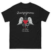 T-shirt Bourgogne noir - Mi-Ange, Mi-Démon