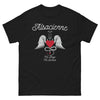 T-shirt Alsacienne noir - Mi-Ange Mi-Démon humoristique