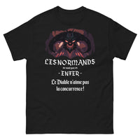 Thumbnail for T-shirt Normand noir - Non à l'enfer, le diable en concurrence