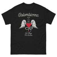 Thumbnail for T-shirt Colombienne noir - Mi-ange Mi-Démon