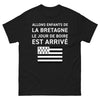 T-shirt Bretagne noir - Le jour de boire est arrivé