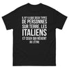 T-shirt Italie noir - Il n'y a que deux types de personnes