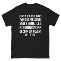 Thumbnail for T-shirt Bourgogne noir - Les Bourguignons et rêveurs
