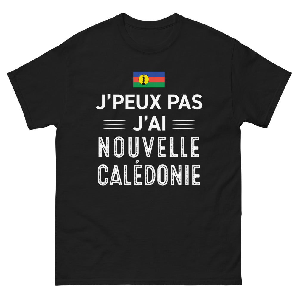 T-shirt Nouvelle-Calédonie noir - J'peux pas, j'ai Calédonie !