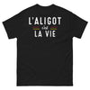 T-shirt Aveyron noir - L'Aligot c'est la Vie humoristique