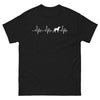 T-shirt Chien Allemand noir - design amour et fidélité