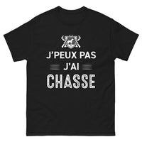 Thumbnail for T-shirt Chasse noir - Je ne peux pas, j'ai chasse