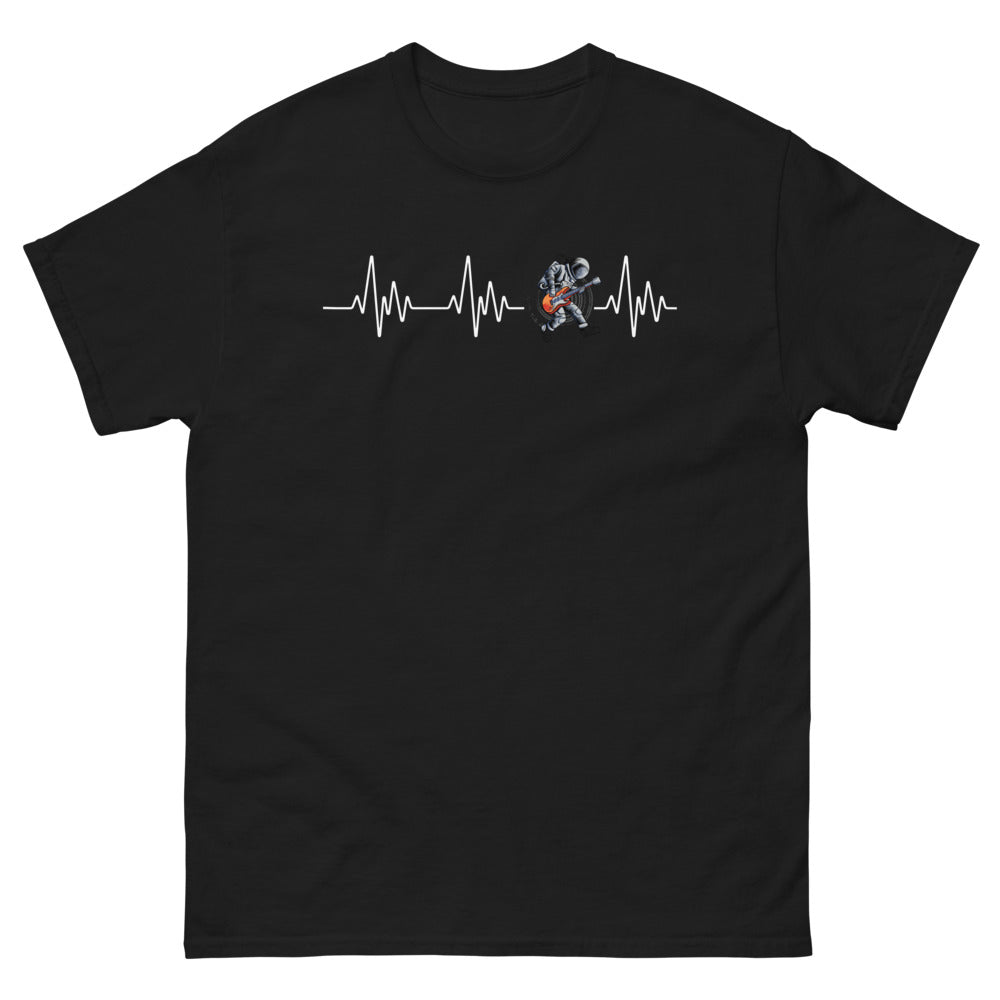 T-shirt astronaute noir - Strumant dans l'espace