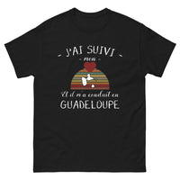 Thumbnail for T-shirt Guadeloupe noir - J'ai suivi mon cœur