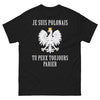 T-shirt Pologne noir - Je suis Polonais, tu peux toujours parier