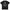 T-shirt Ardèche noir - Crème de marron et marquisette