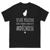 T-shirt Ardèche noir - Crème de marron et marquisette