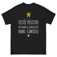 Thumbnail for T-shirt Franc-Comtois noir - Testé(e) Positive au Vin Jaune et à la Cancoillote